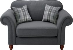 Heart of House - Windsor Cuddle - Fabric Chair - Charcoal